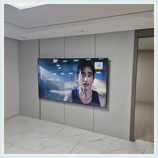 한진한화그랑빌 벽걸이티비 설치 상담 참고 사진 1