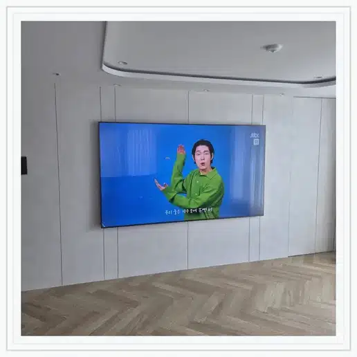 길성그랑프리텔 벽걸이티비 설치 상담 참고 사진 1